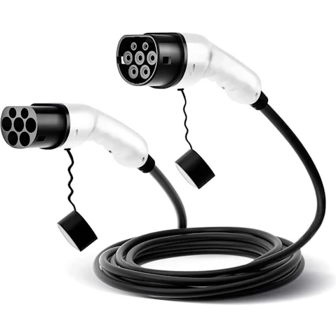 X-CAR Type 2 to Type 2 EV Charging Cable for Tesla Model 3/Model Y/Volvo/KIA/BYD/BMW