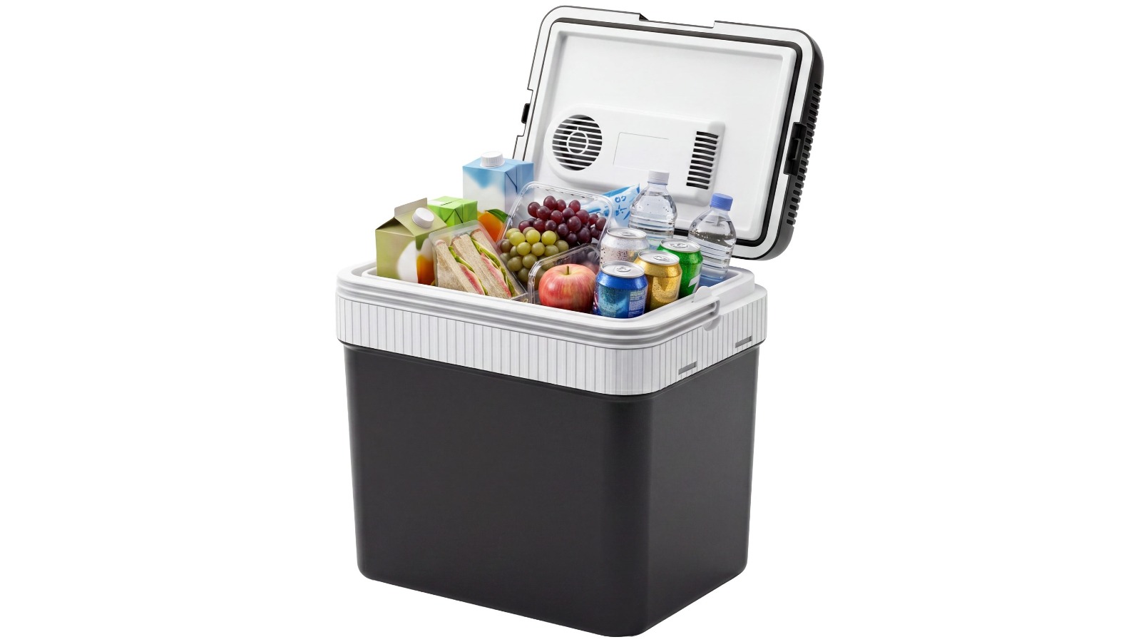 Lenoxx 24L Portable Cooler and Warmer Fridge with AC/DC Operation