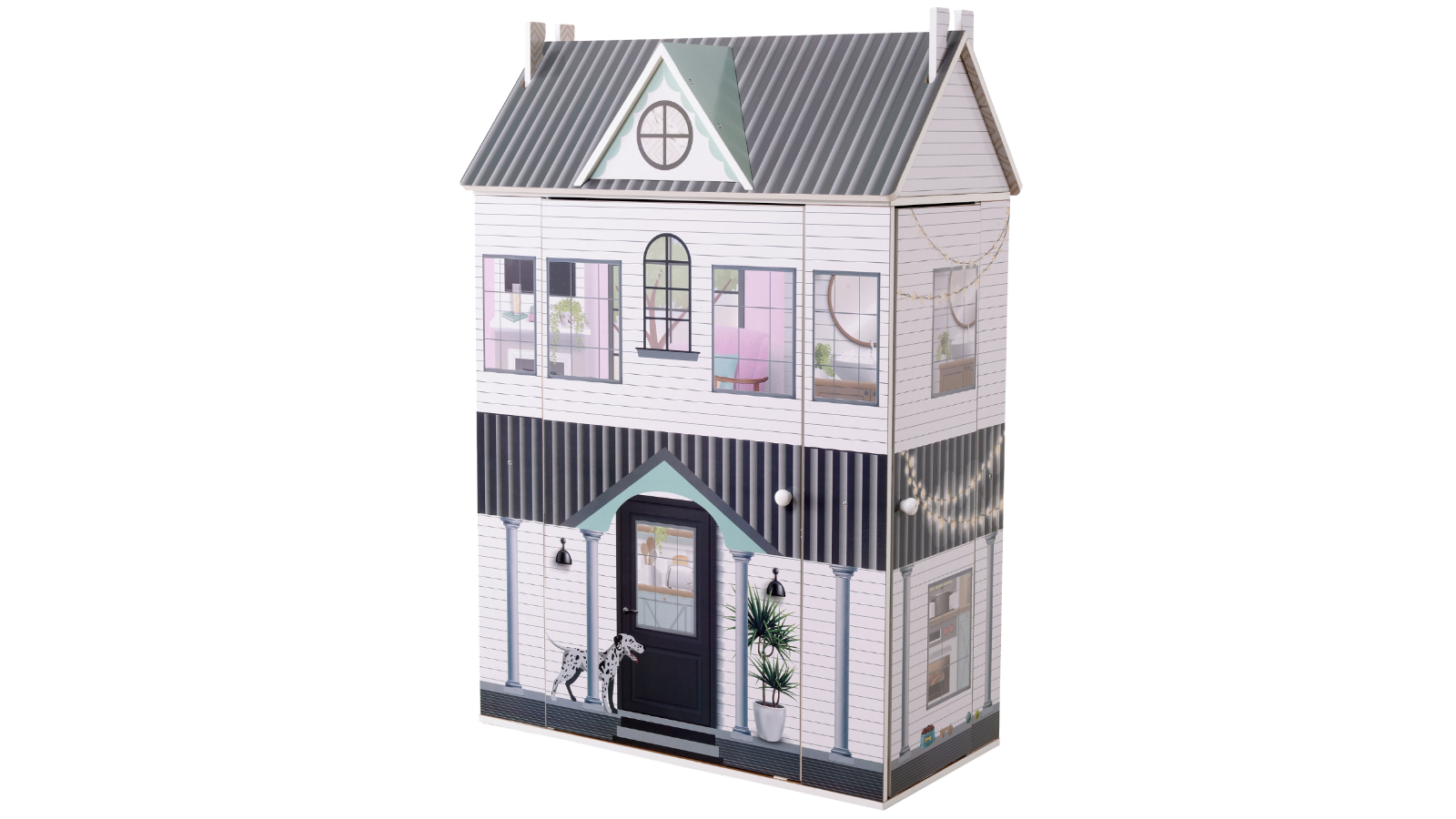 Olivia's Little World Dreamland Colonial Dollhouse with 13 Piece Accessory Set