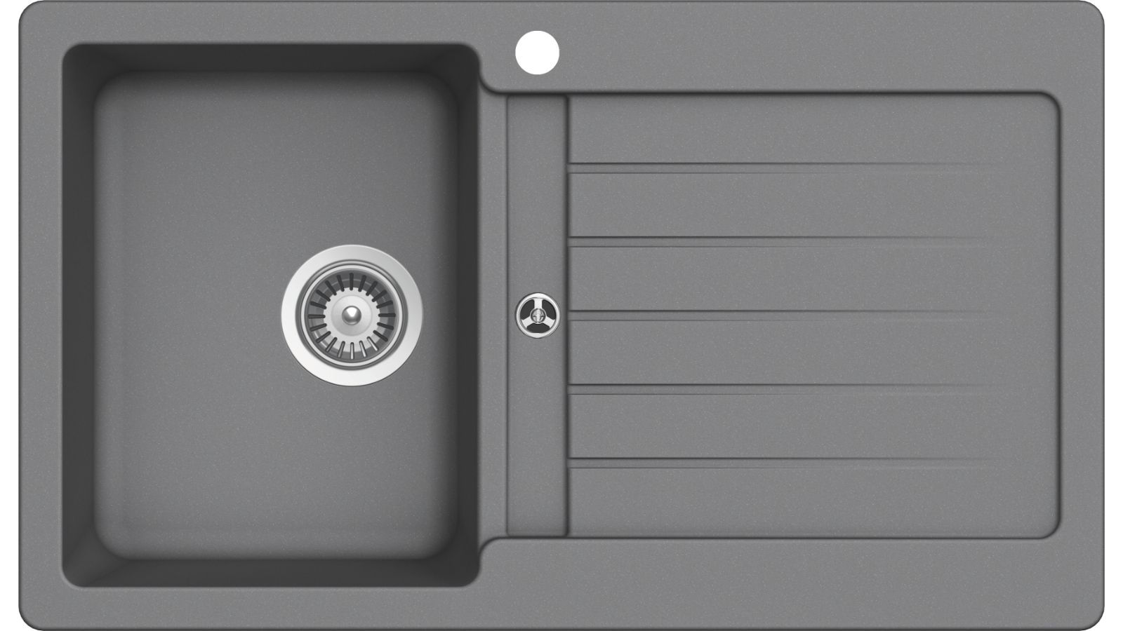 Schock Typos D100 Single Left Hand Bowl Sink - Croma
