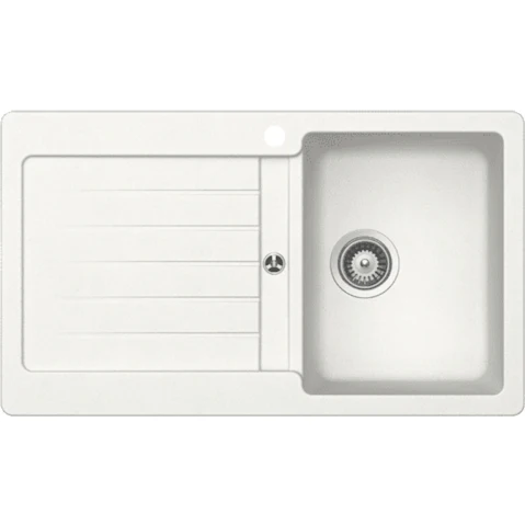 Schock Typos D100 Single Right Hand Bowl Sink - Alpina