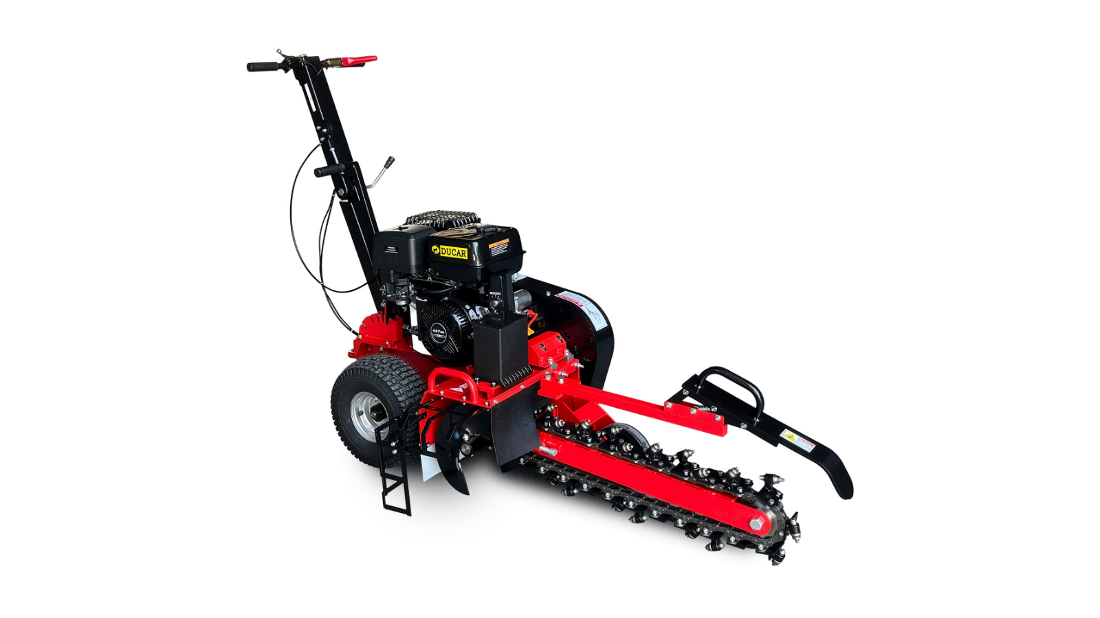 Ducar 457cc 18HP 4-Stroke Key Start Petrol Trencher Machine