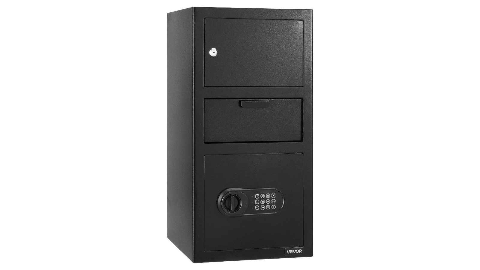 Vevor 3-Tier Drop Slot Safe Box - Black