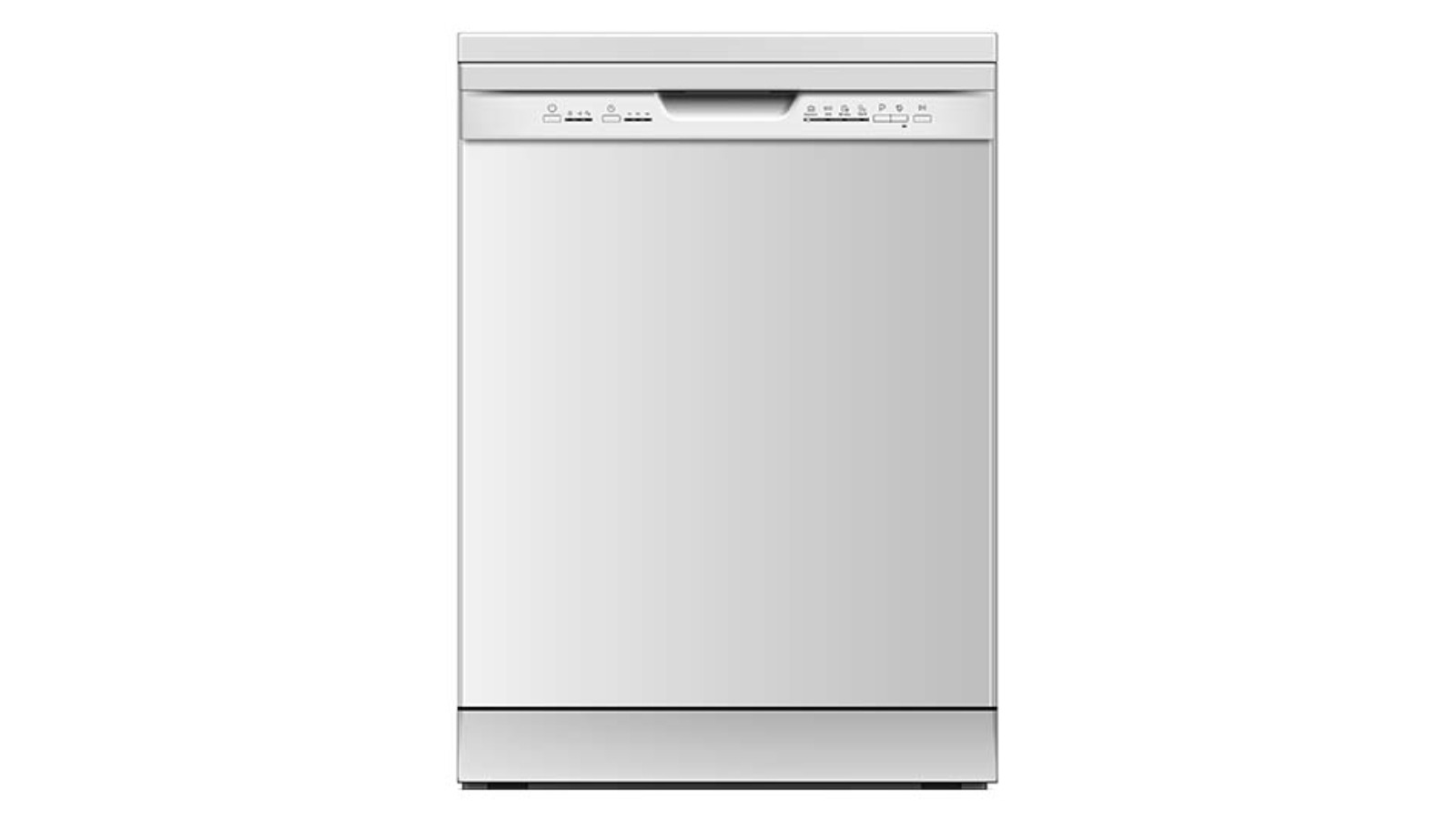 Tisira 60cm 12 Place Setting Freestanding Dishwasher - Stainless Steel