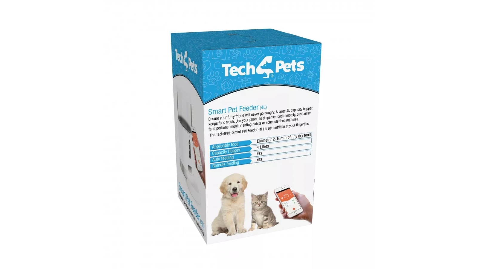 TECH4PETS 4 Litre Smart Pet Feeder Harvey Norman