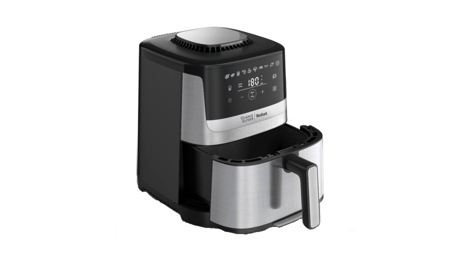 Jamie Oliver by Tefal Quiet and Easy Air Fryer - Stainless