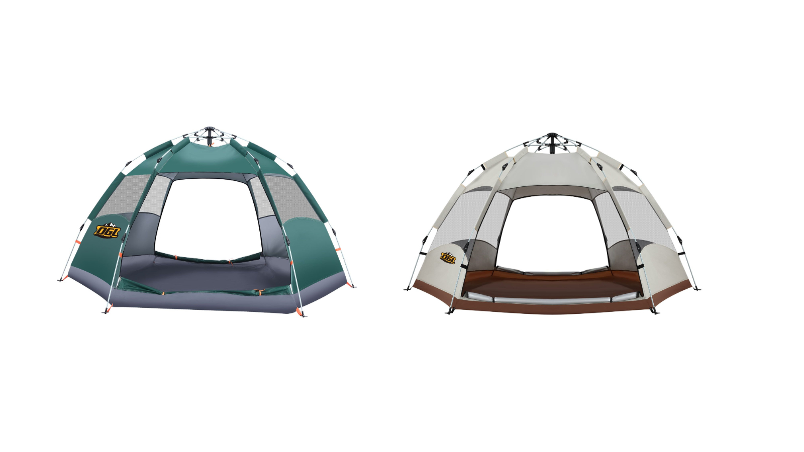 OGL 240 x 240 x 135cm 4 Man Portable Camping Shelter Auto Pop-up Outdoor Tent