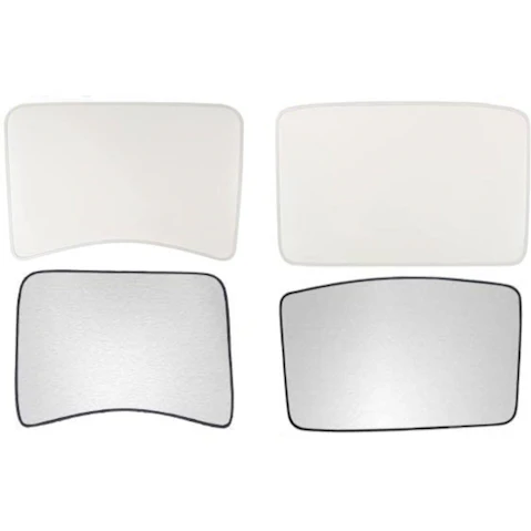 X-CAR Tesla Model 3 Glass Roof Sunroof Mesh Top Window Sun Blind - White