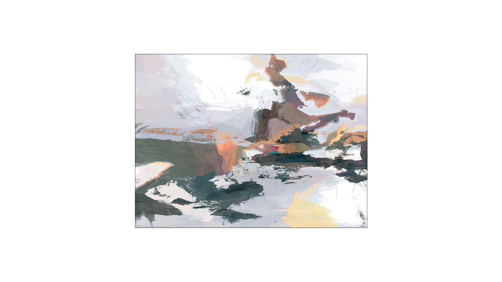 La Grolla Textures I Unframed Canvas Wall Art - 120 x 90cm