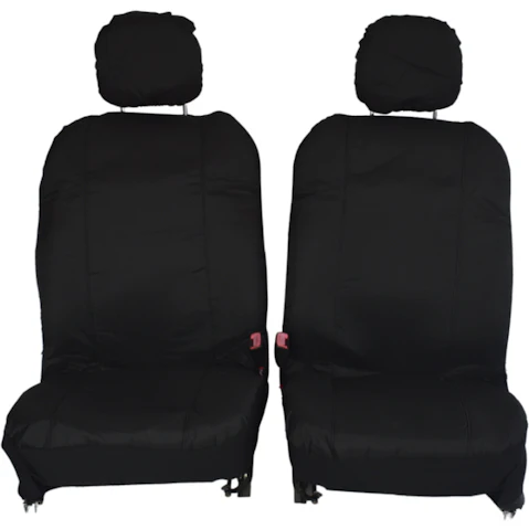 My Car Canvas Seat Covers for Ford Falcon Sedan 2002-2020 - Black