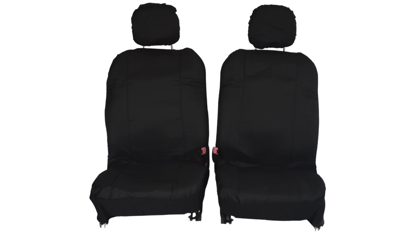 My Car Canvas Seat Cover for Subaru Forester 03/2000-02/2008 - Black