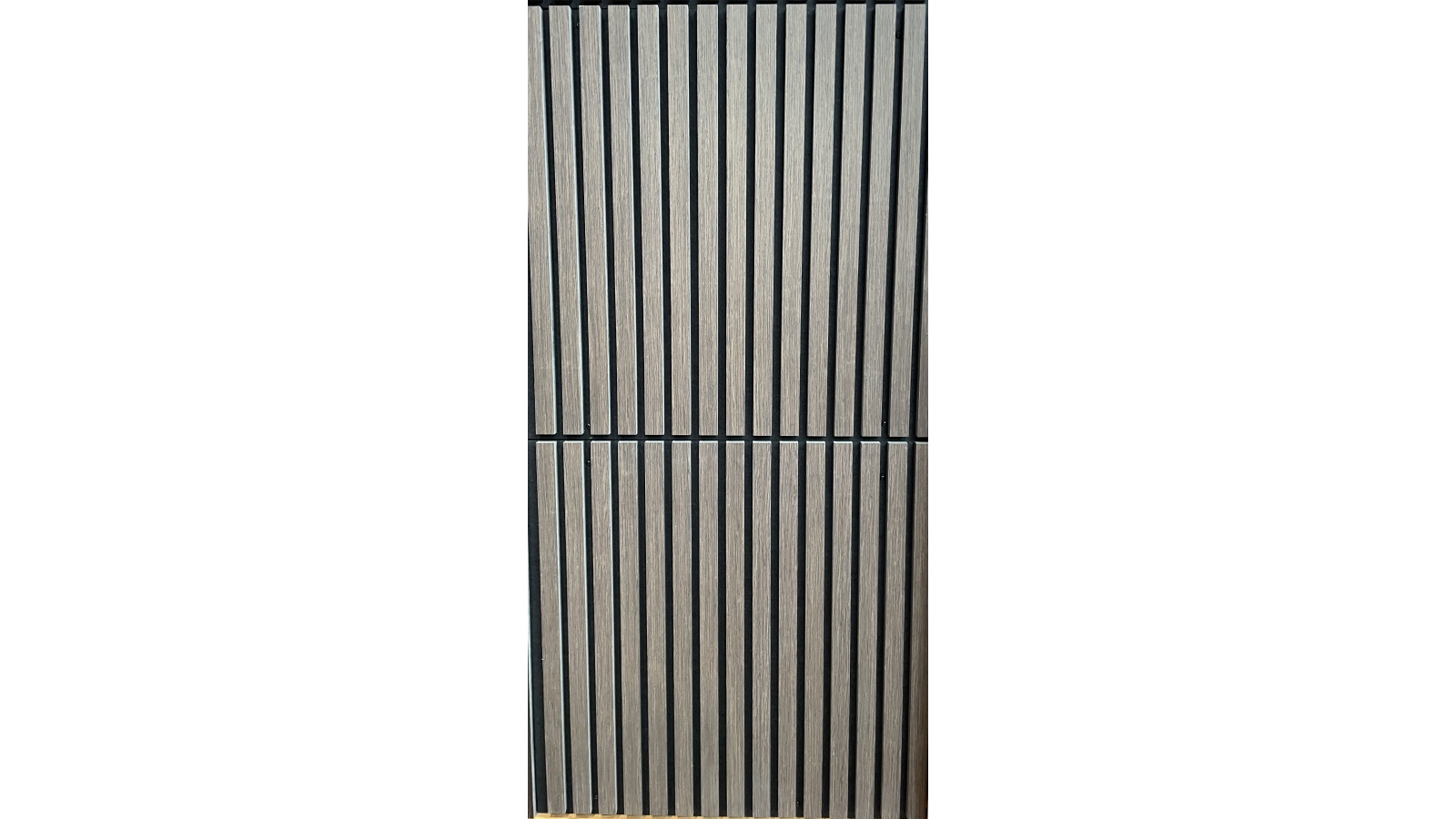 BBP Peel & Stick Slatted Felt Backed Acoustic Panels - Smoked Walnut