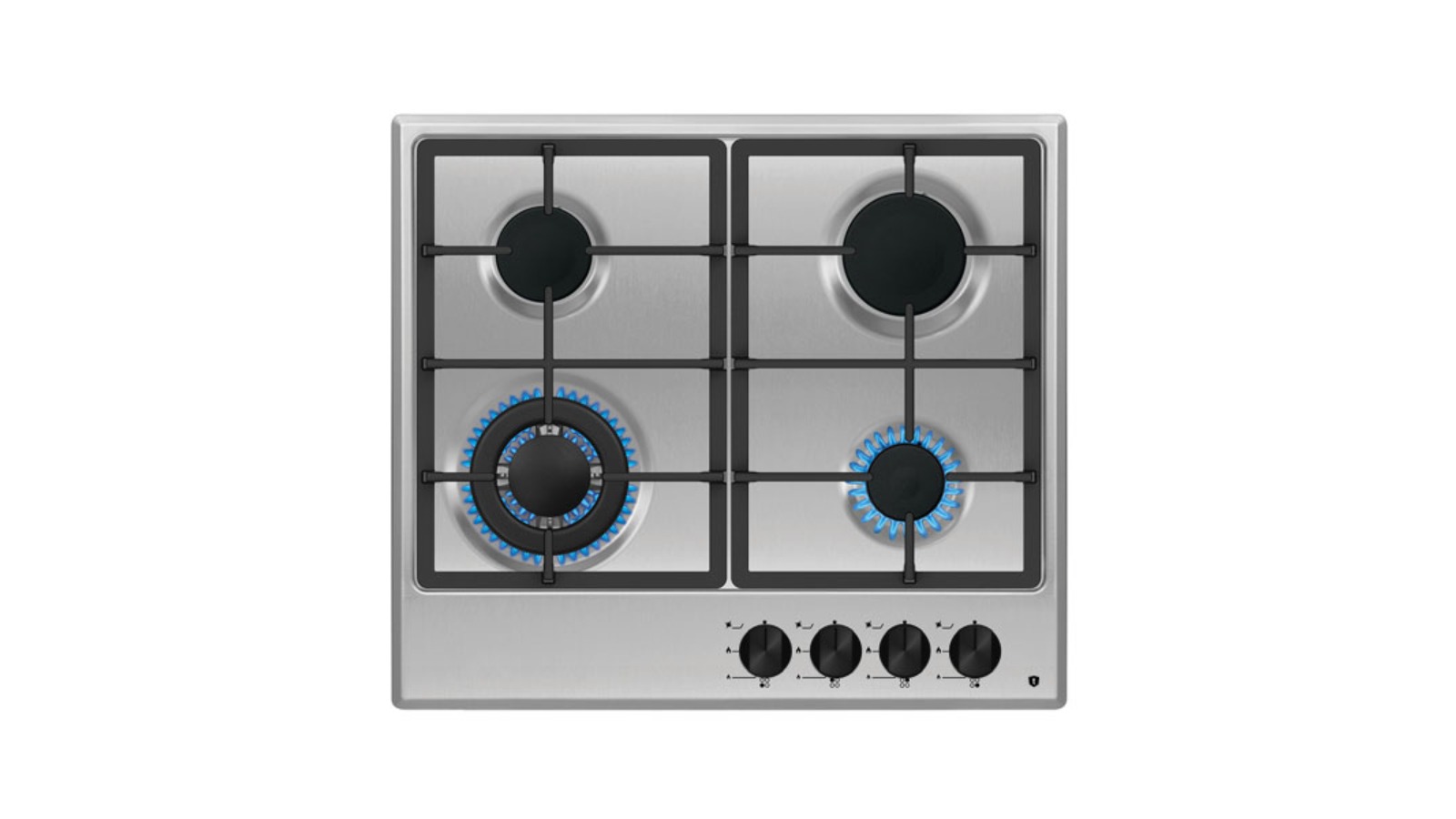 Tisira 60cm TGWF63E 4 Burner Gas Cooktop - Stainless Steel
