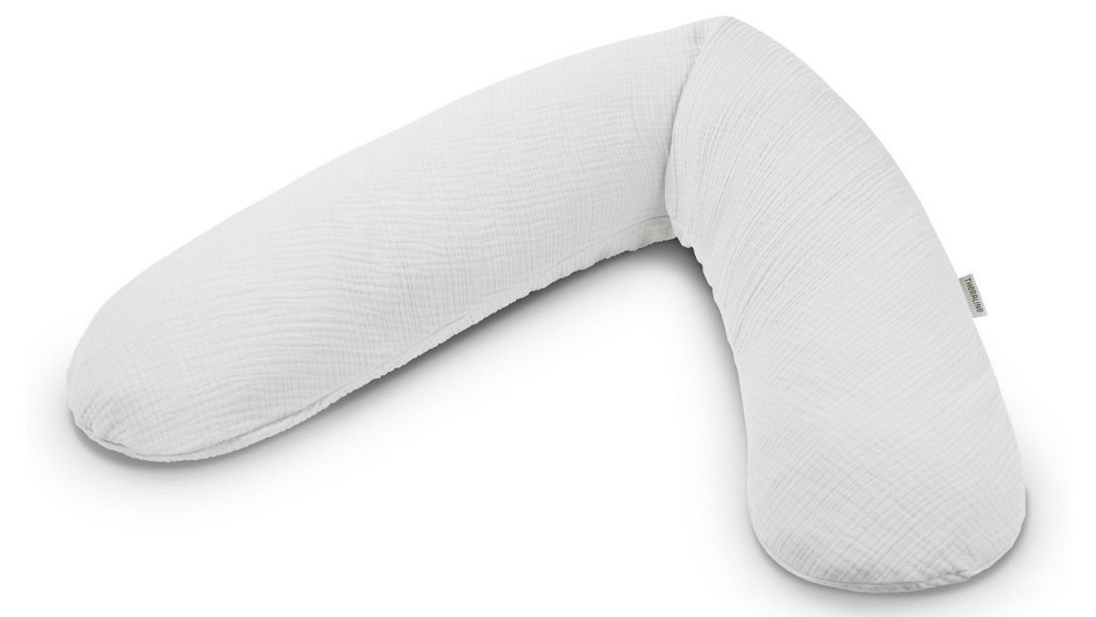 Muslin Maternity & Nursing Pillow Cover - Light Grey