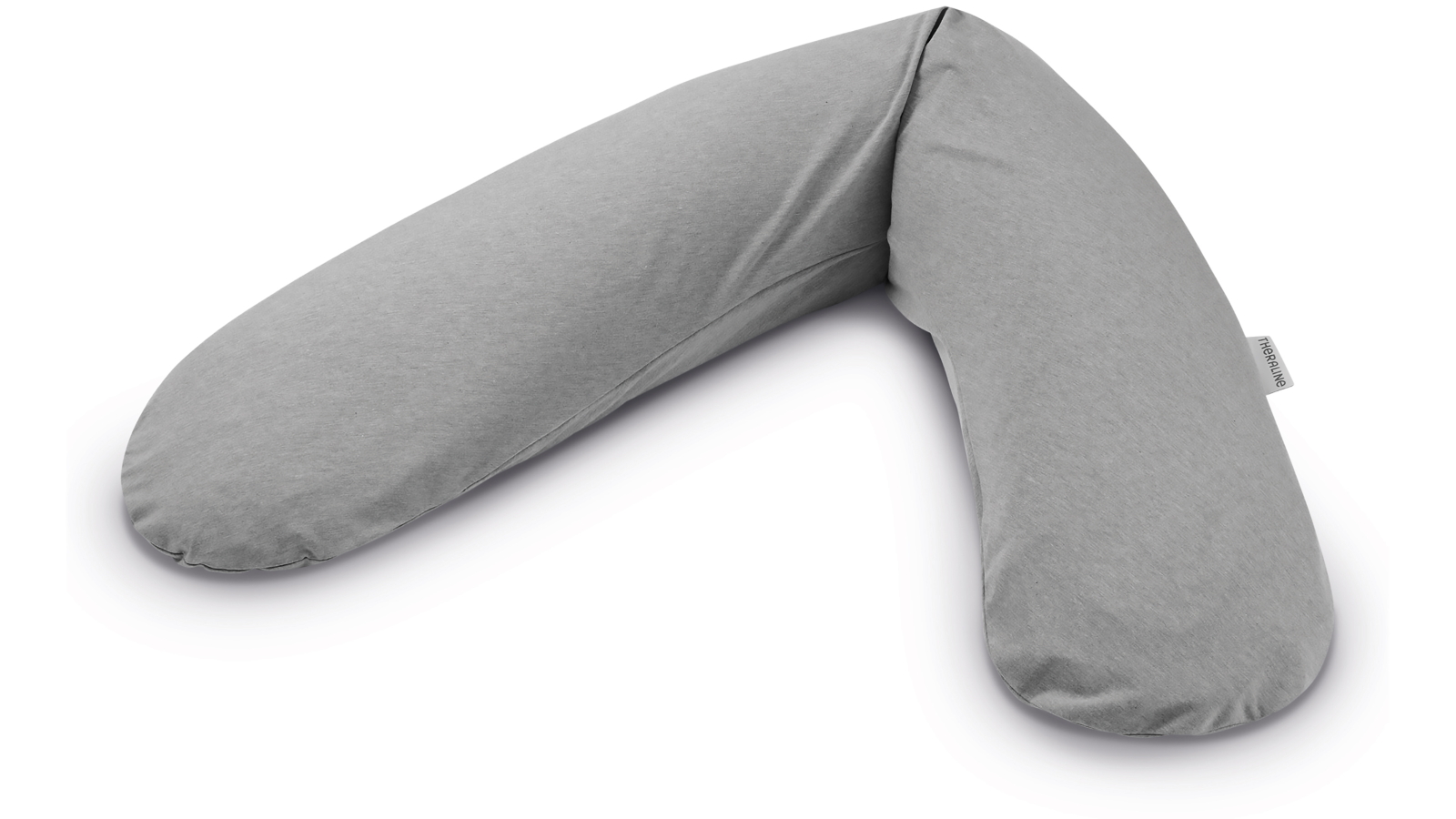 Theraline The Original Maternity and Nursing Pillow - Melange Mid Grey Bamboo
