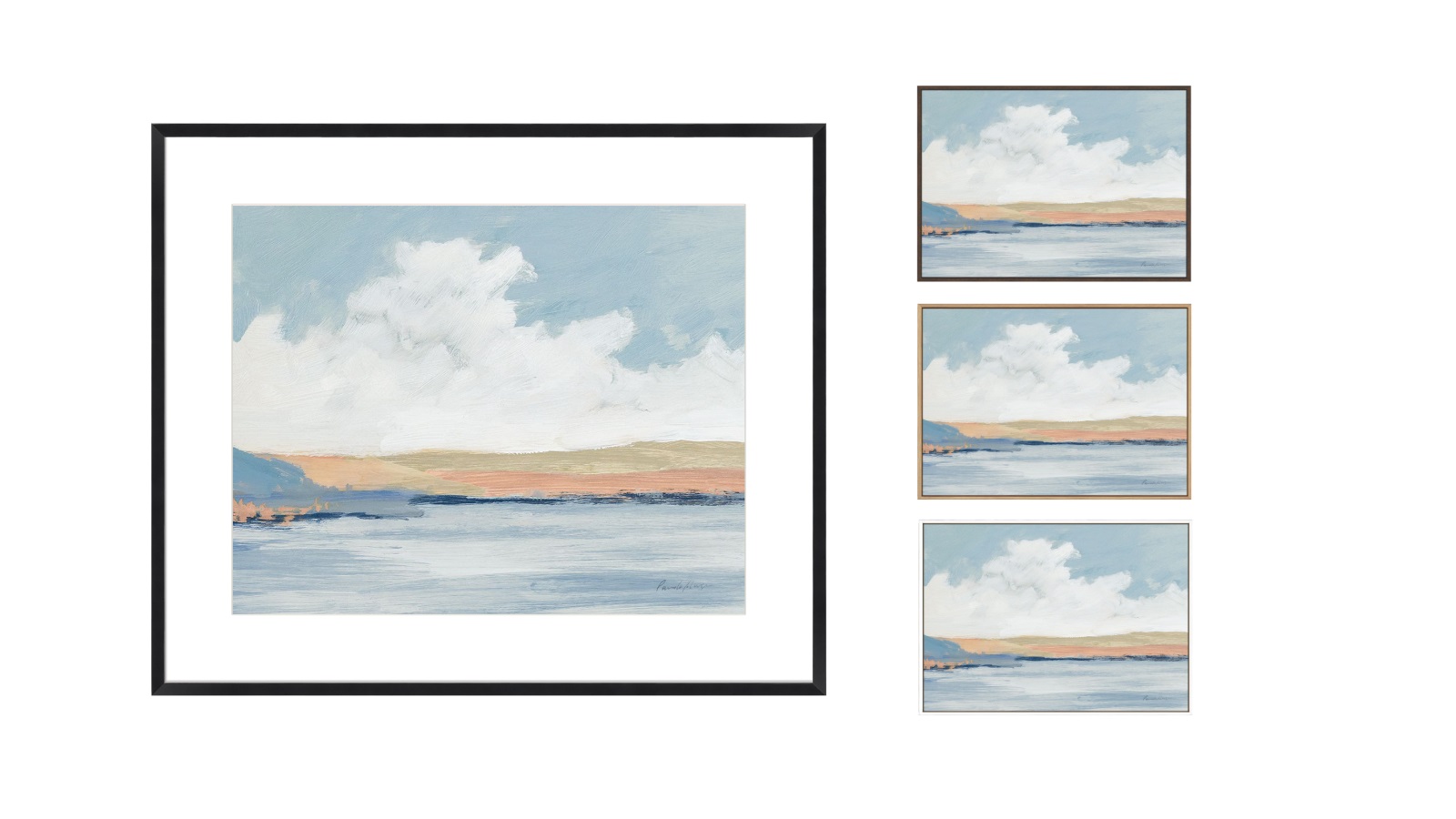 La Grolla The Pastel River Gallery Wall Art
