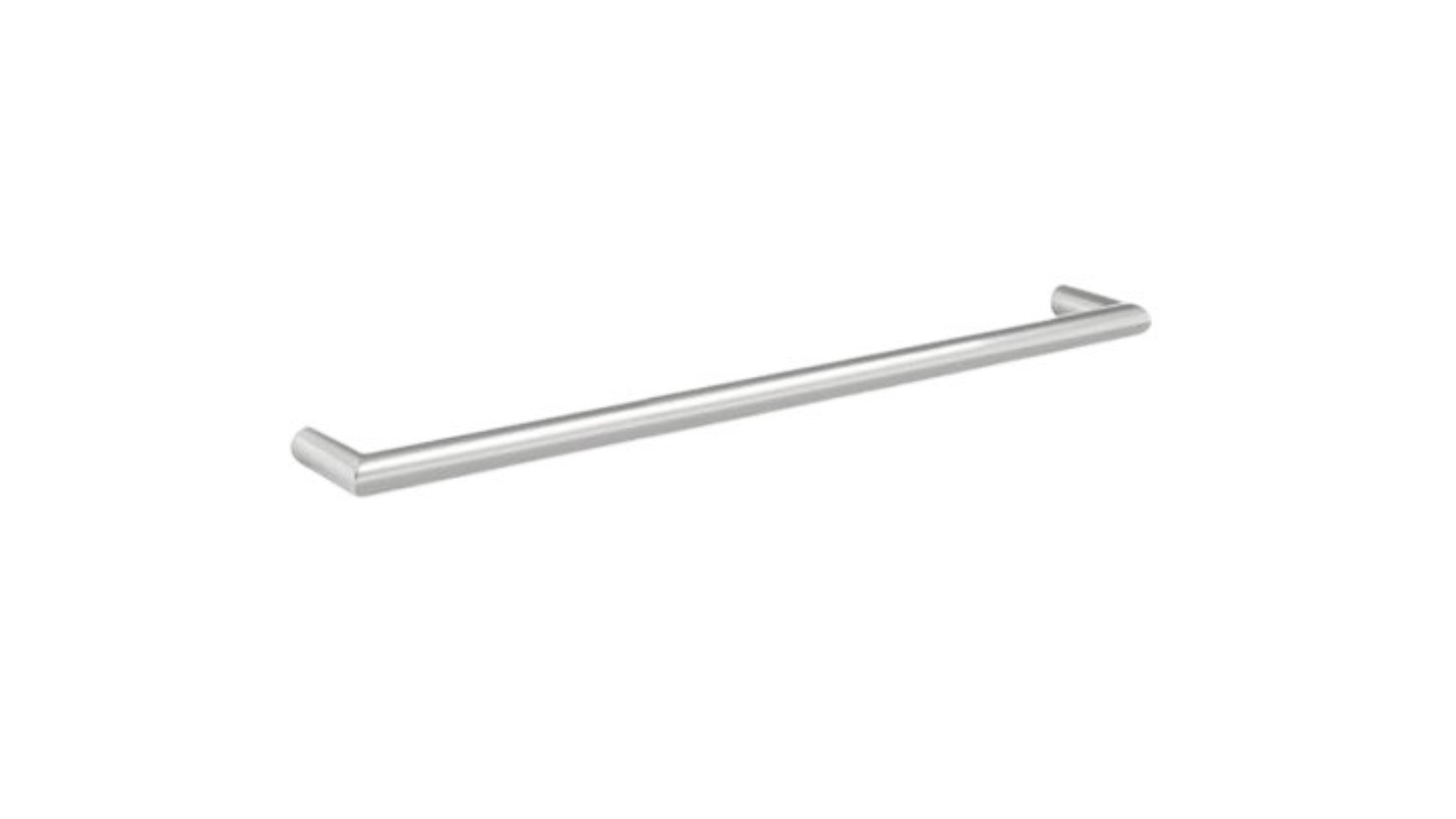 Thermogroup Thermorail 800mm Round Single Bar Polished Heated Rail - Stainless Steel 