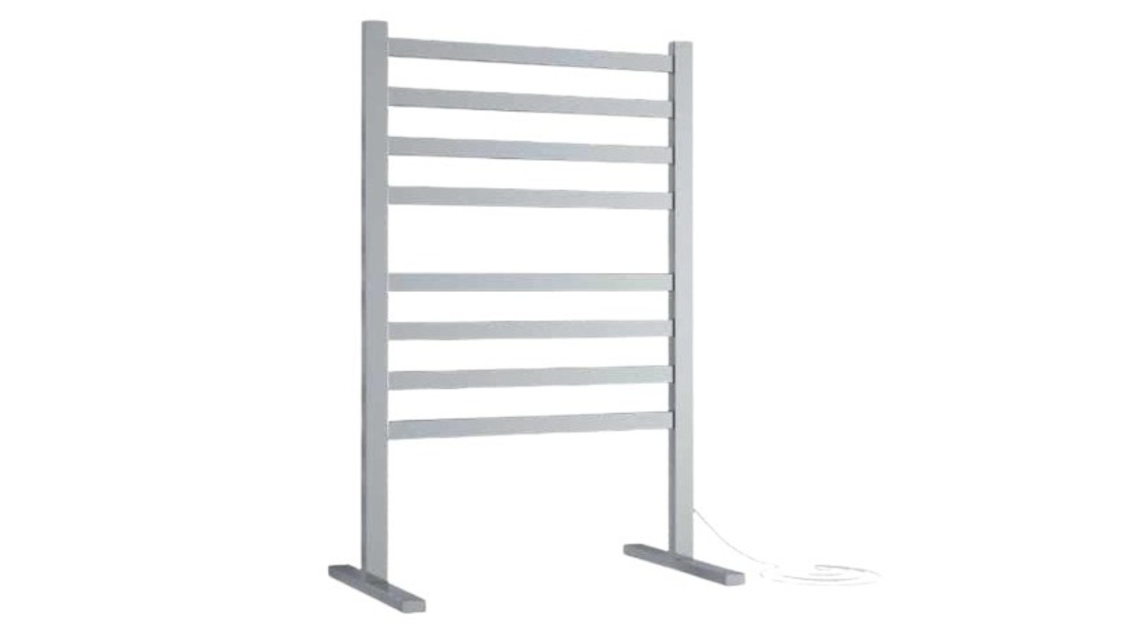 Thermogroup Thermorail Straight Free-Standing Polished Heated Towel Rail - Stainless Steel 