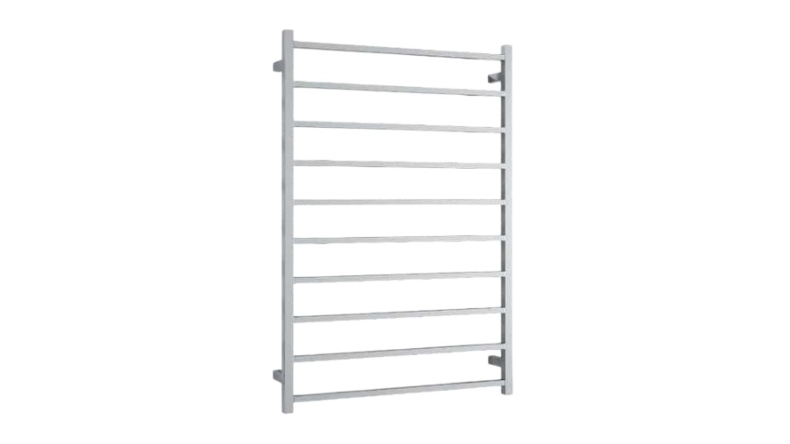 Thermogroup Thermorail 10 Bar Ladder Heated Towel Rail - Stainless Steel