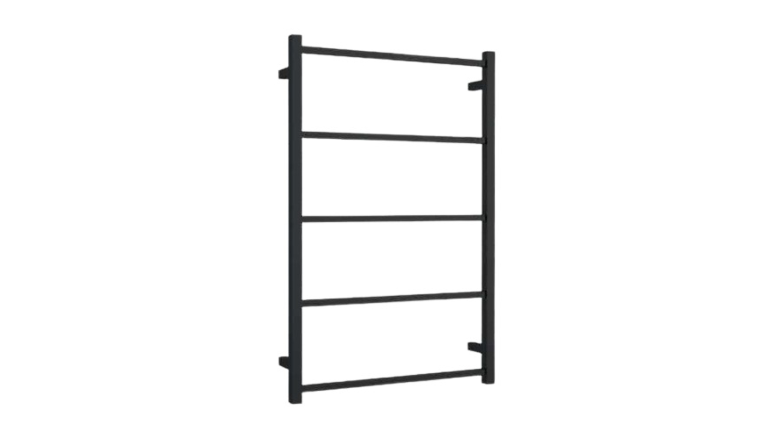 Thermogroup Thermorail Square Non-Heated Ladder Towel Rail - Matte Black 