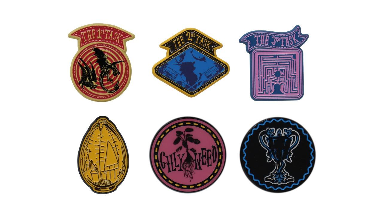 Fanattik Set of 6 Harry Potter Limited EditionTriwizard Tournament Pin Badge