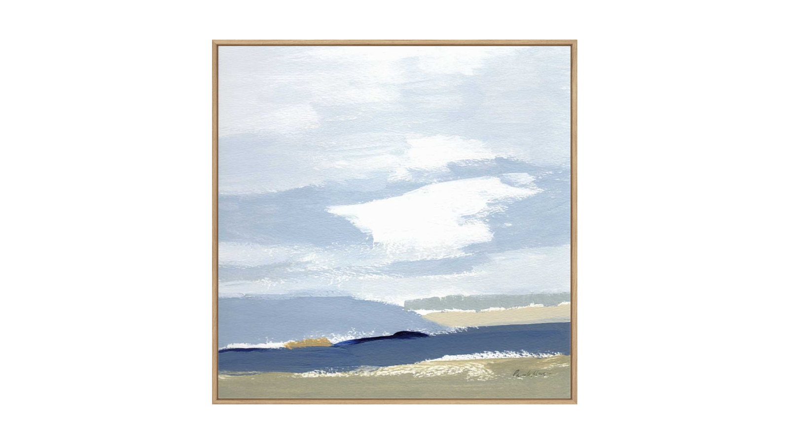 La Grolla This Land I Natural Gallery Wall Art - 67 x 67cm