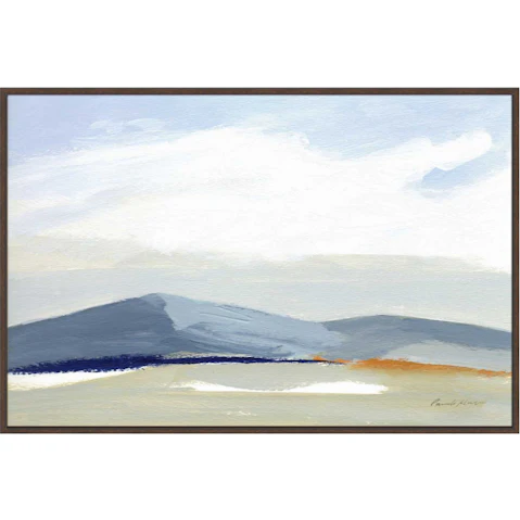 La Grolla This Land II Walnut Gallery Wall Art - 93 x 63cm