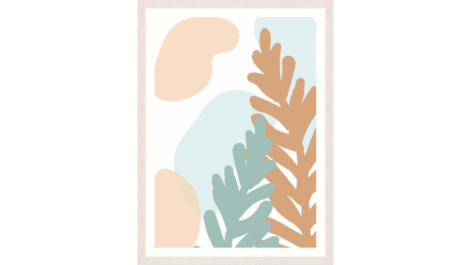 Modern Abstract I Chalk Framed Wall Art 