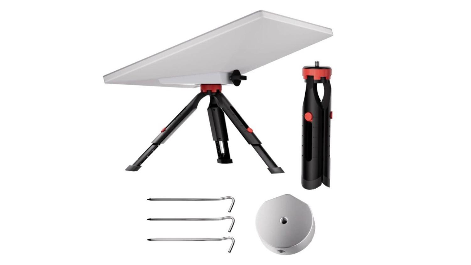 Starbeam Starlink Mini Extendable Tripod with Adapter and Pegs - 18cm