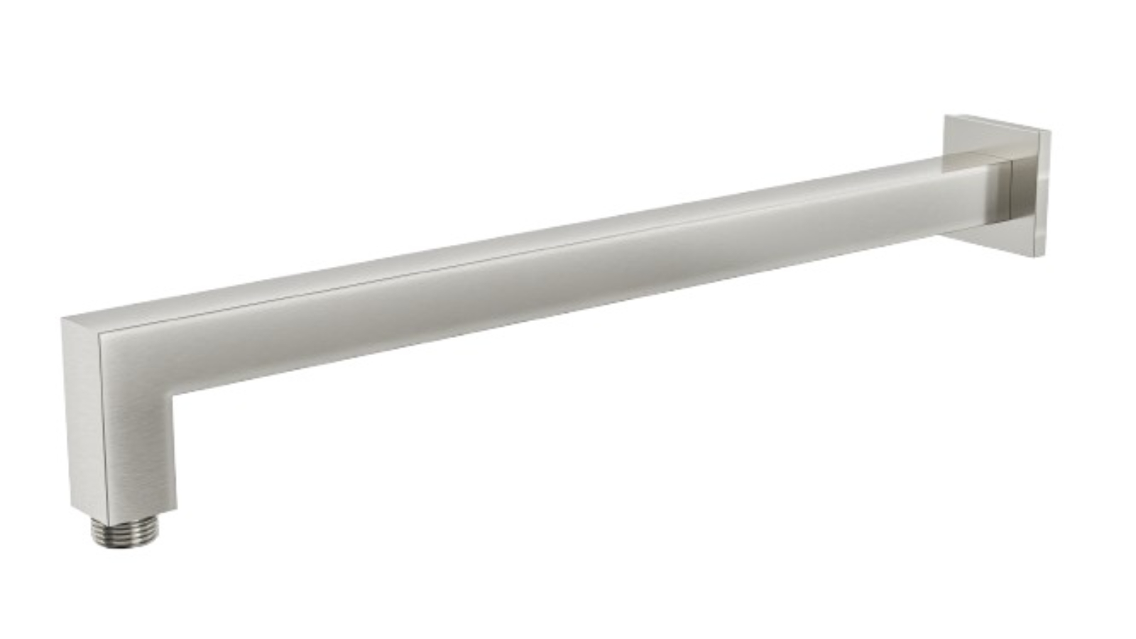Linsol Tiana 400mm Square Wall Arm - Brushed Nickel