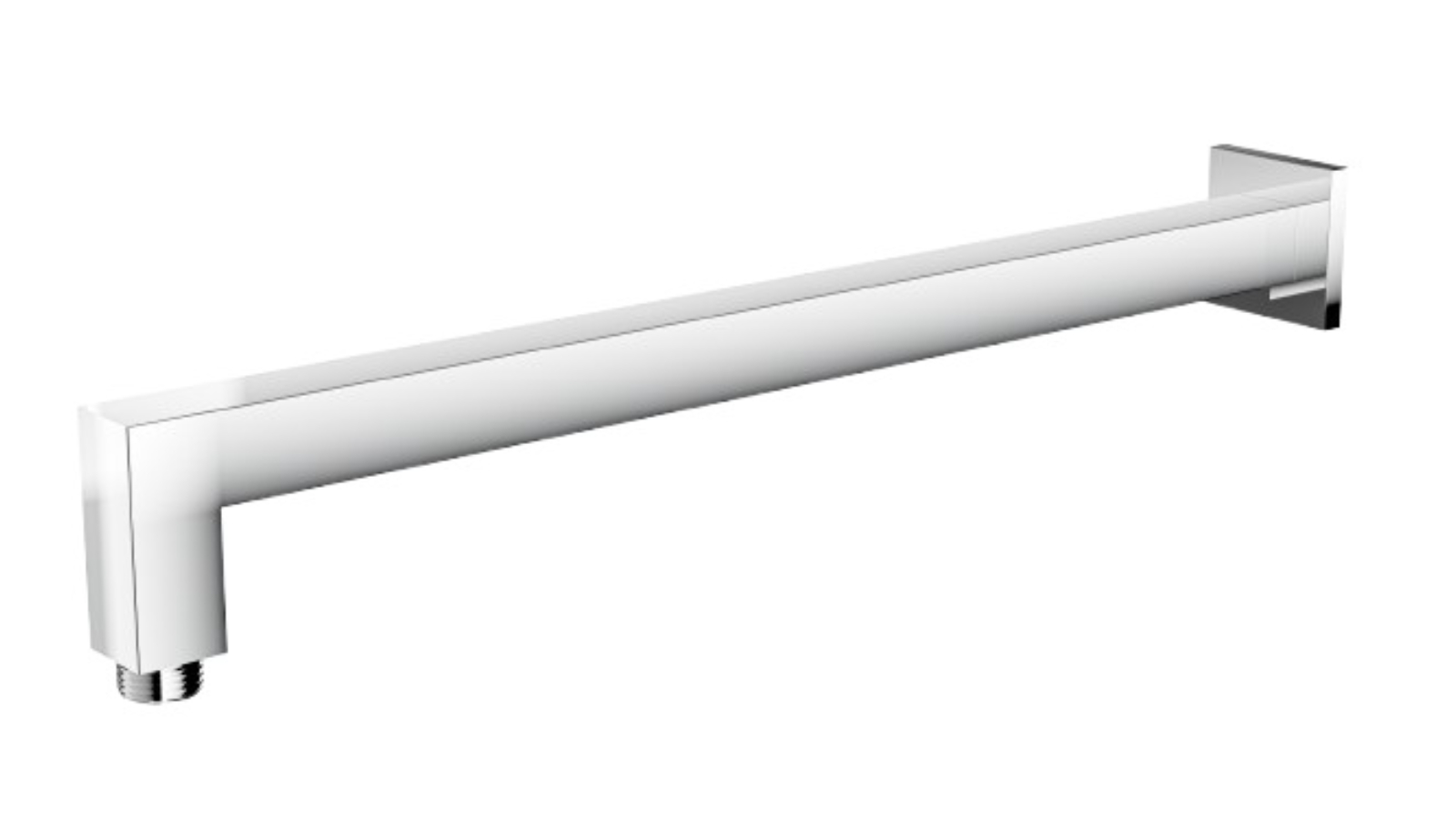 Linsol Tiana 400mm Square Wall Arm - Chrome