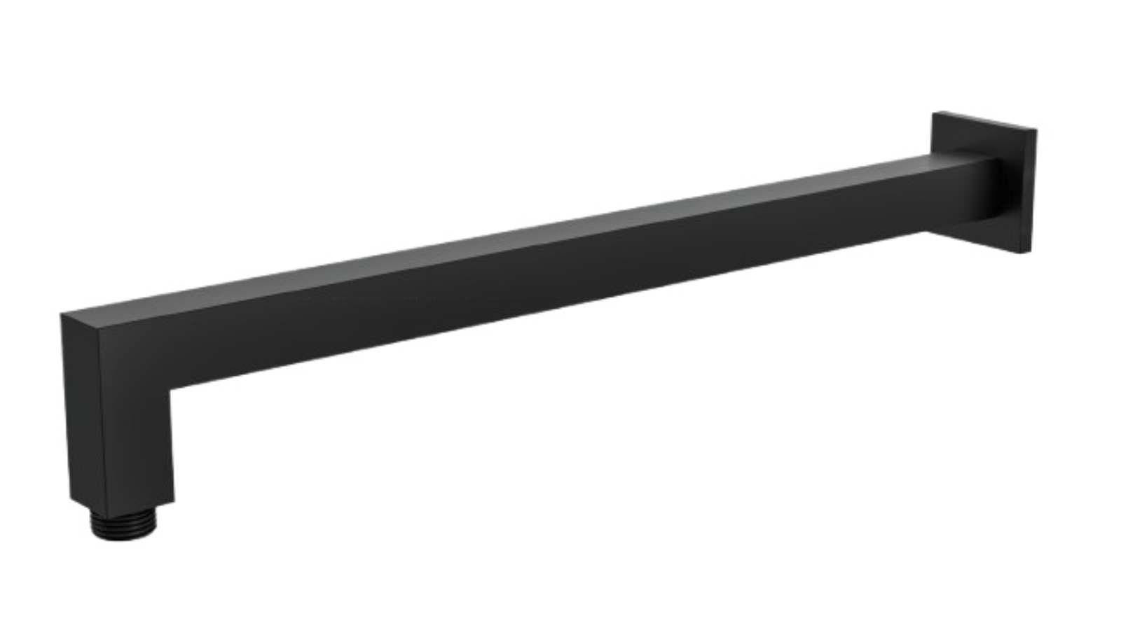 Linsol Tiana 400mm Square Wall Arm - Matte Black