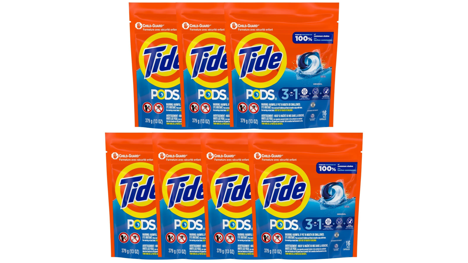 Tide 3 in 1 Original x 112 Laundry Pods