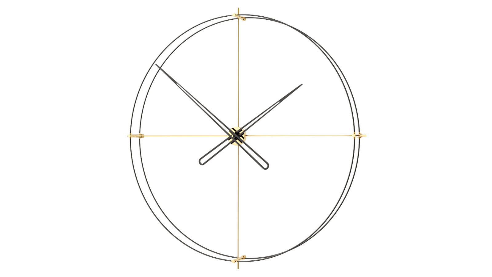 Mclocks 110 Timeless Wall Clock - Gold