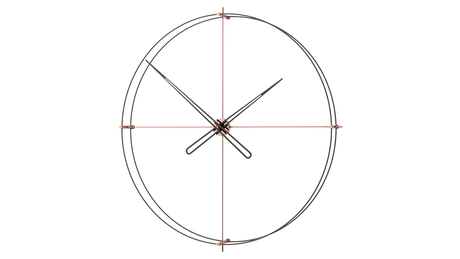 Mclocks 110 Timeless Wall Clock - Rose Gold