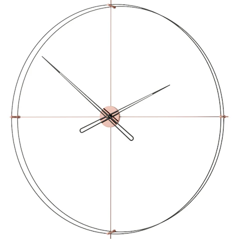 Mclocks Large 160A Timeless Wall Clock - Rose Gold