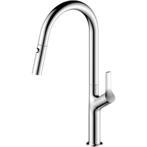 Linsol Tish S2 Pull Out Sink Mixer - Chrome