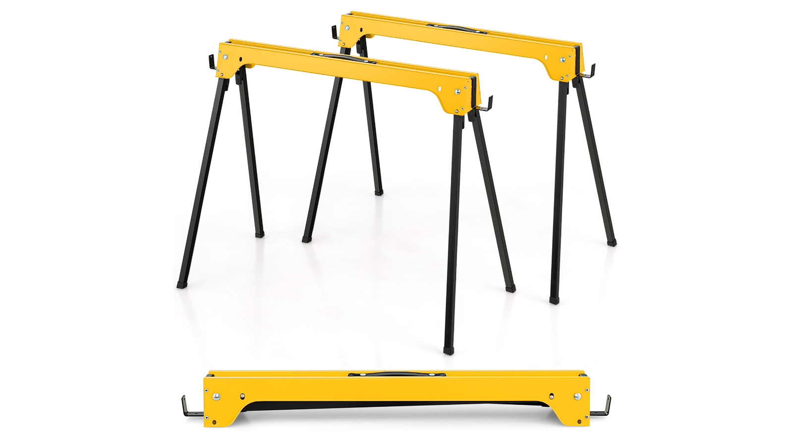 Costway Set of 2 Folding Heavy-Duty Sawhorse