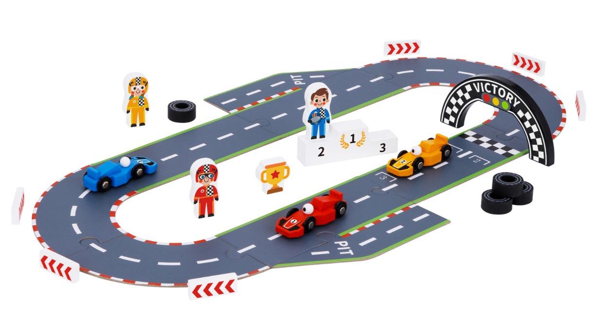 Tooky Toy Formula Racing Puzzle Playmat
