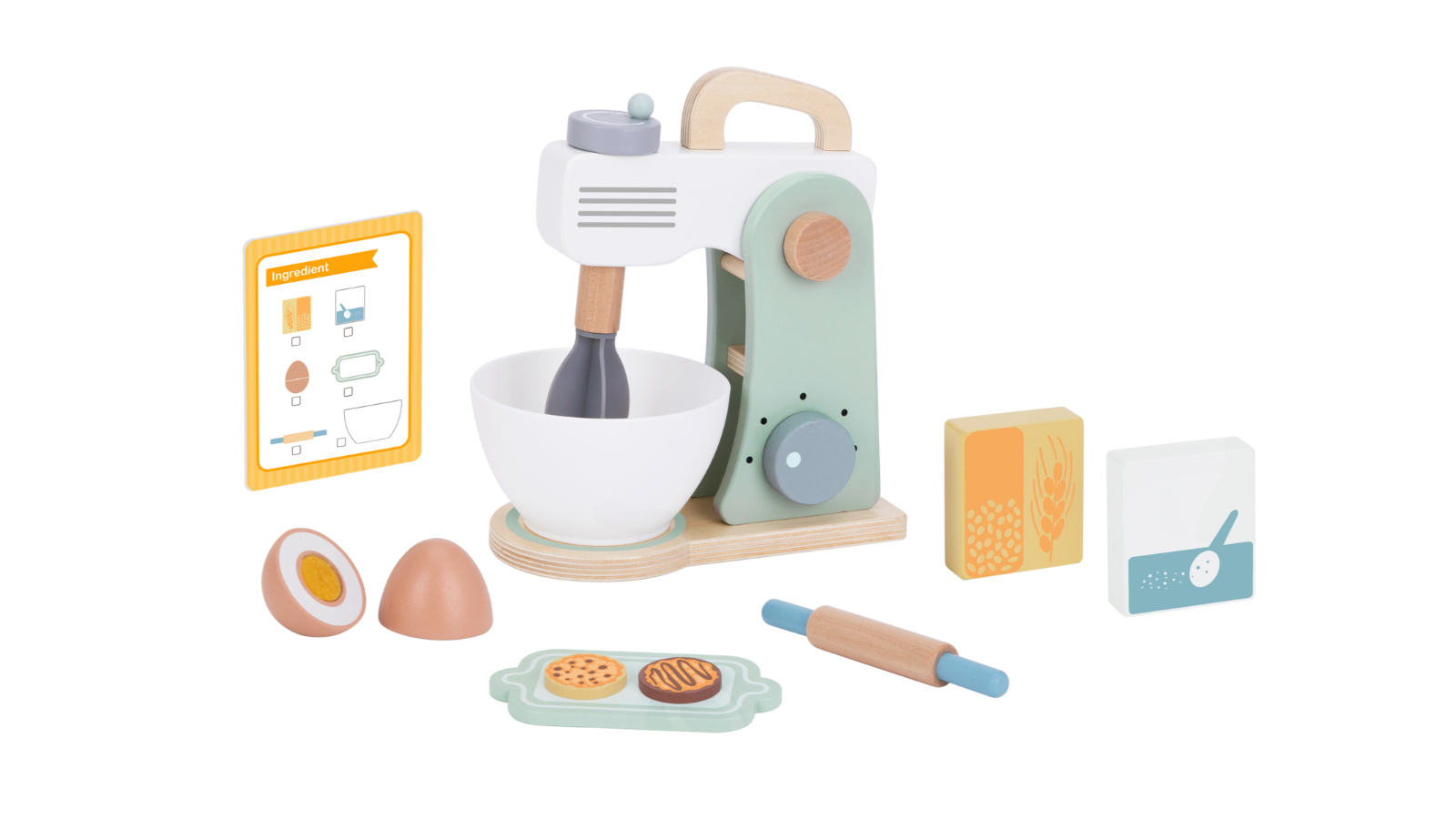 Tooky Toy Wooden Baking Mixer Set