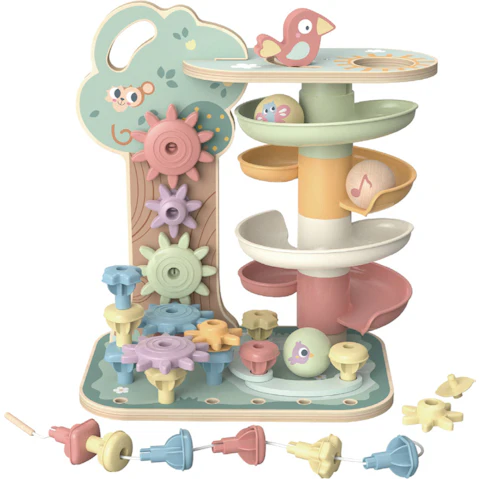 Tooky Toy My Forest Friend Rolling And Stacking Activity Set
