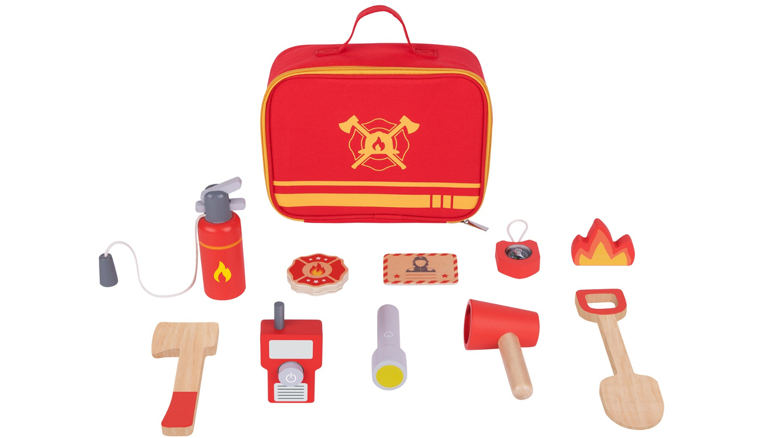 Tooky Toy TK317 Little Firefighter Play Set In Carry Bag