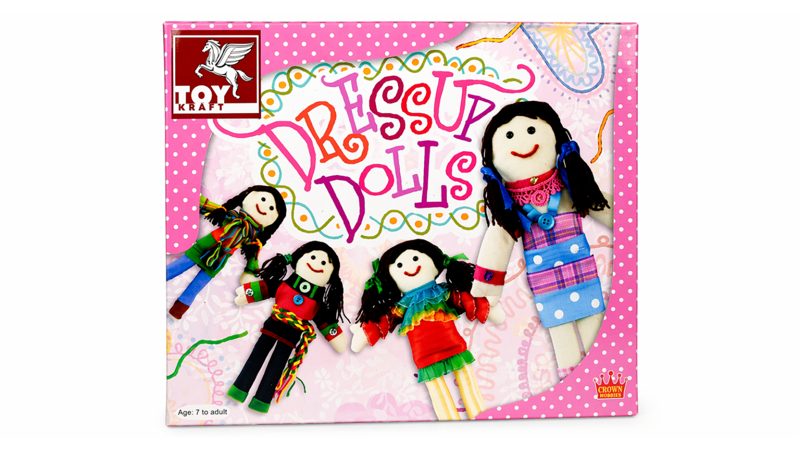 Kaper Kidz Dress Up Dolls Craft Kit