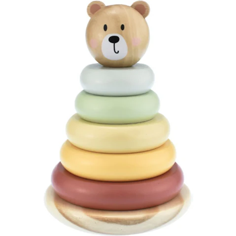 Tooky Toy TKF004N My Forest Friend Bear Stacking Tower
