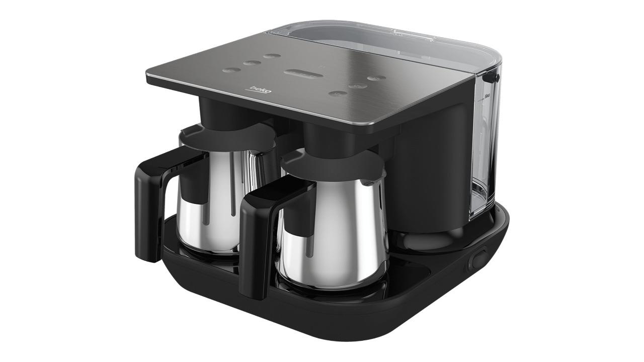 Beko Double Turkish Coffee Maker - Matte Black