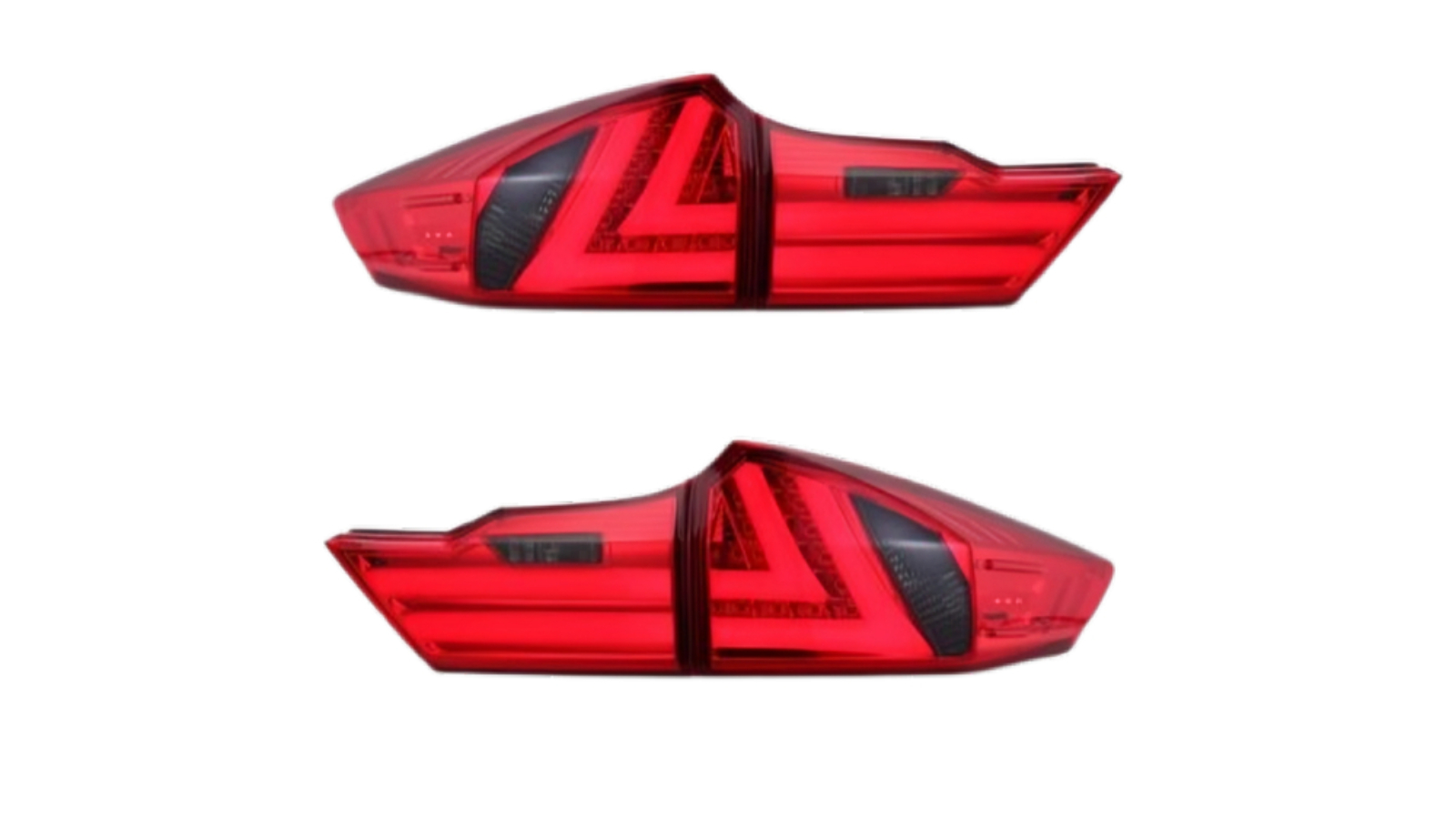 Machter Autoparts Red LED Smoked Tail Pair Fits - Honda City GM 6 