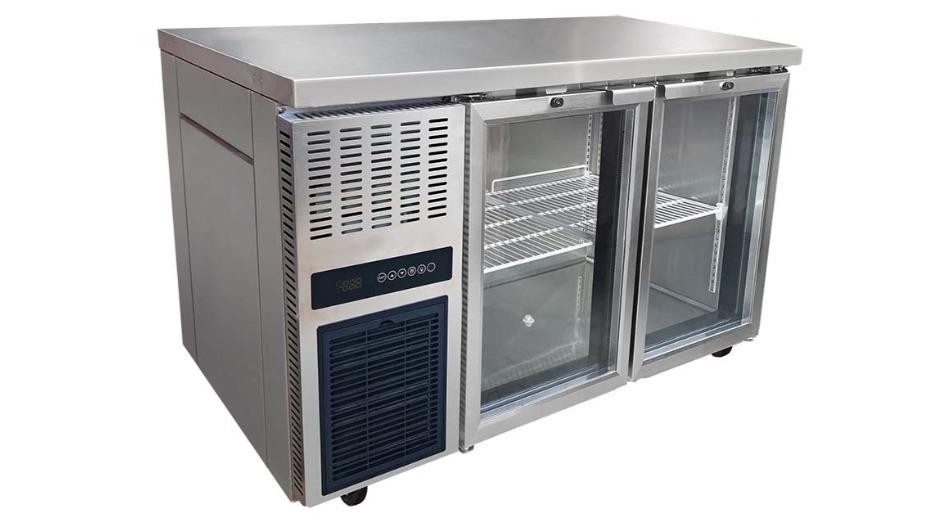 F.E.D Commercial 700 Series Double Door Workbench Fridge - 260 Litre