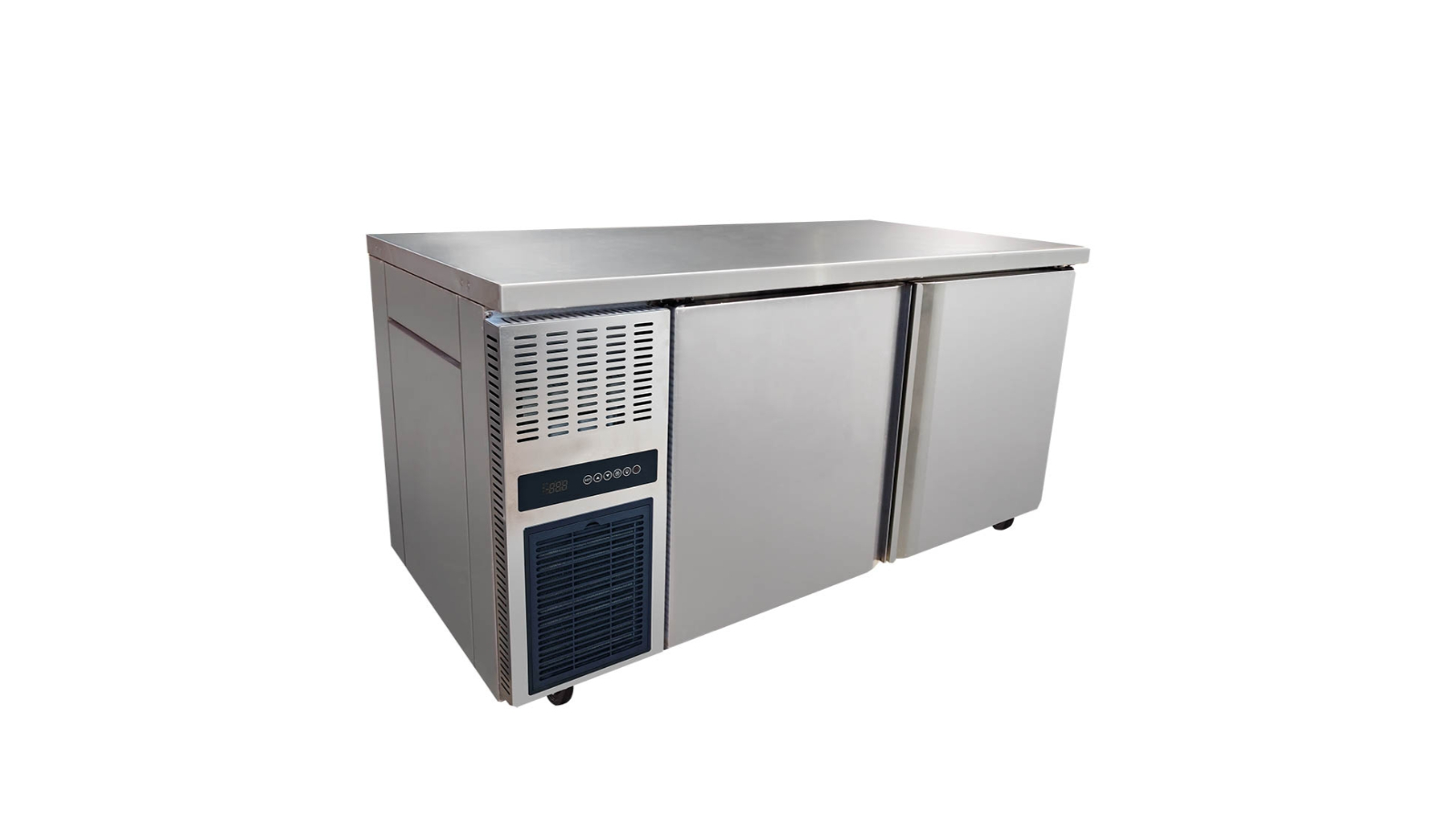 F.E.D Commercial TL1500BT Stainless Steel Double Door Workbench Freezer - 360 Litre