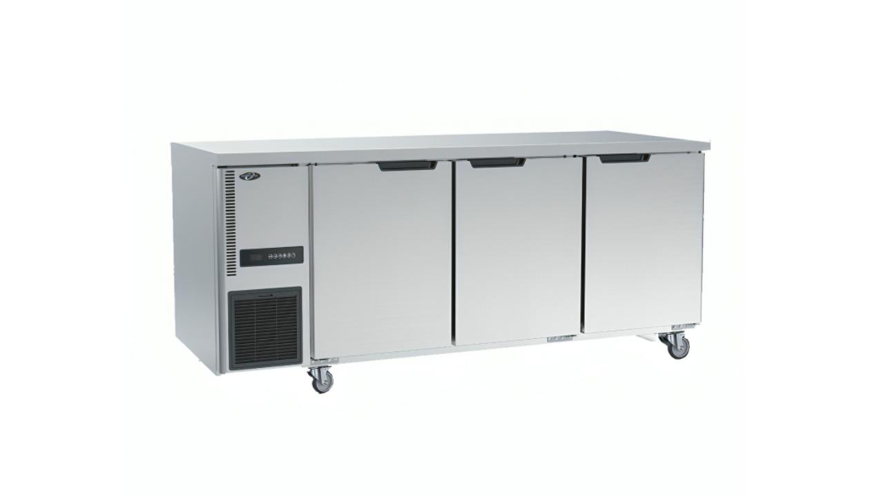Thermaster TL1800TN-3D Commercial Stainless Steel Triple Door Workbench Fridge