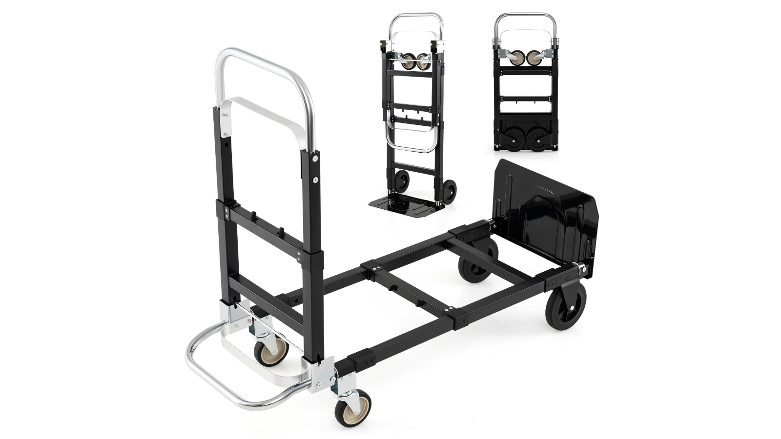 Costway 3‑in‑1 Folding Heavy-Duty Hand Truck - 272kg